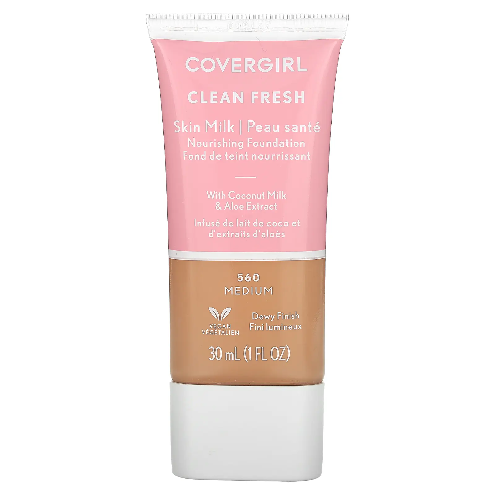 Covergirl Clean Fresh, Skin Milk Nourishing Foundation, 560 Medium, 1 fl oz (30 ml)