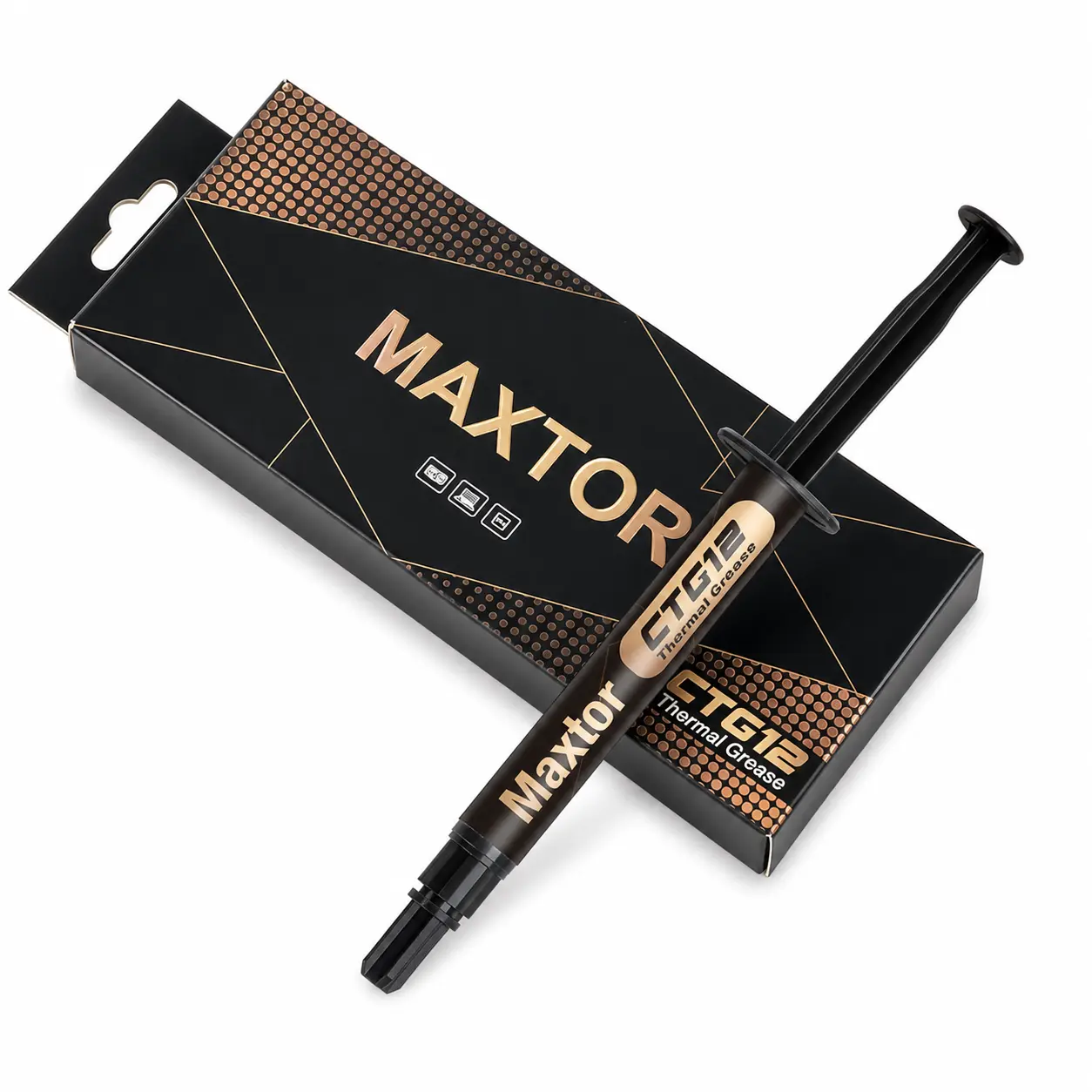 Maxtor CTG12 Thermal Paste 18W/mK, High Performance CPU GPU Thermal Compound for Gaming PC, Laptop, PS5, Processor and Heatsink