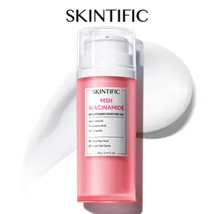 [SKINTIFIC] MSH Niacinamide Cream Moisture Gel 80g - Weightless Hydration Fade Acne Scars Evens Skin Tone 14 Days to Brighter Glow