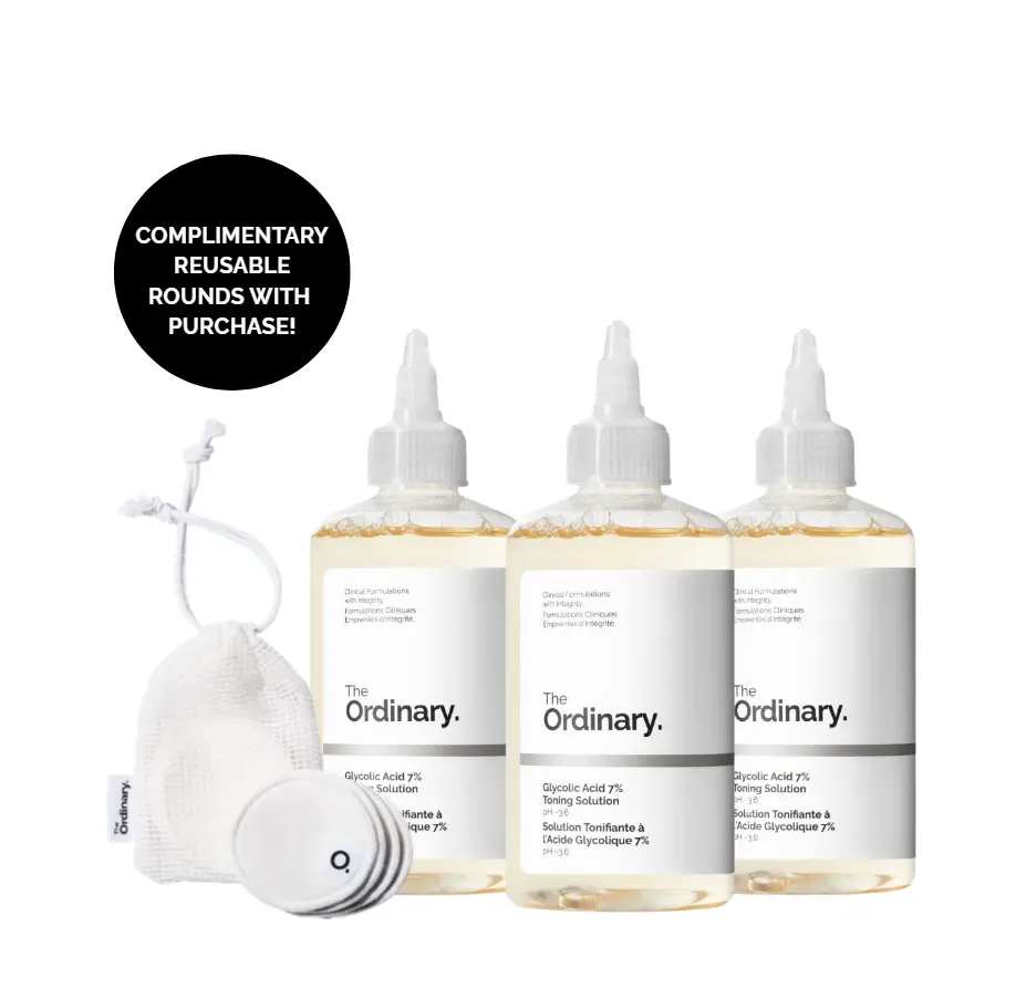 The Glycolic Acid 240ml Toner Trio