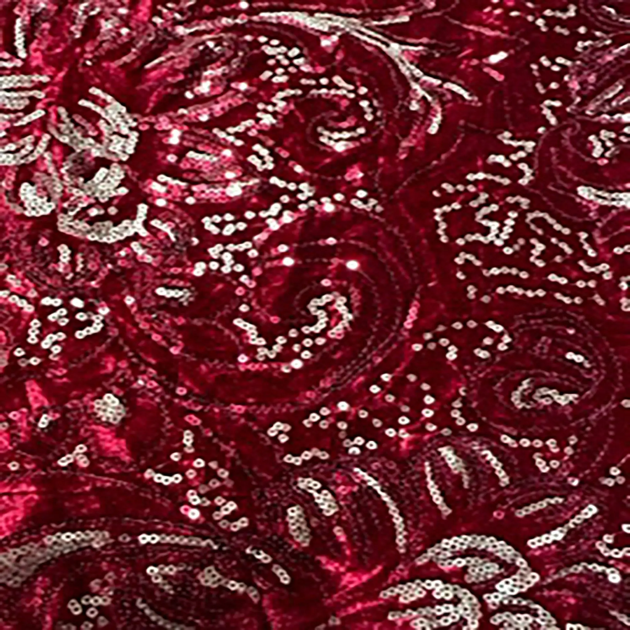 Velvet Sequins Dressmaking Fabric - Sold by Yard, Luminous, 280g/yd, 56in Width, Comfortable Mechanical Stretch Spandex, Ease of Movement, for Cosplay, Home Decor Projects - Quality Versatile Glam Fabric, Dancewear For Women