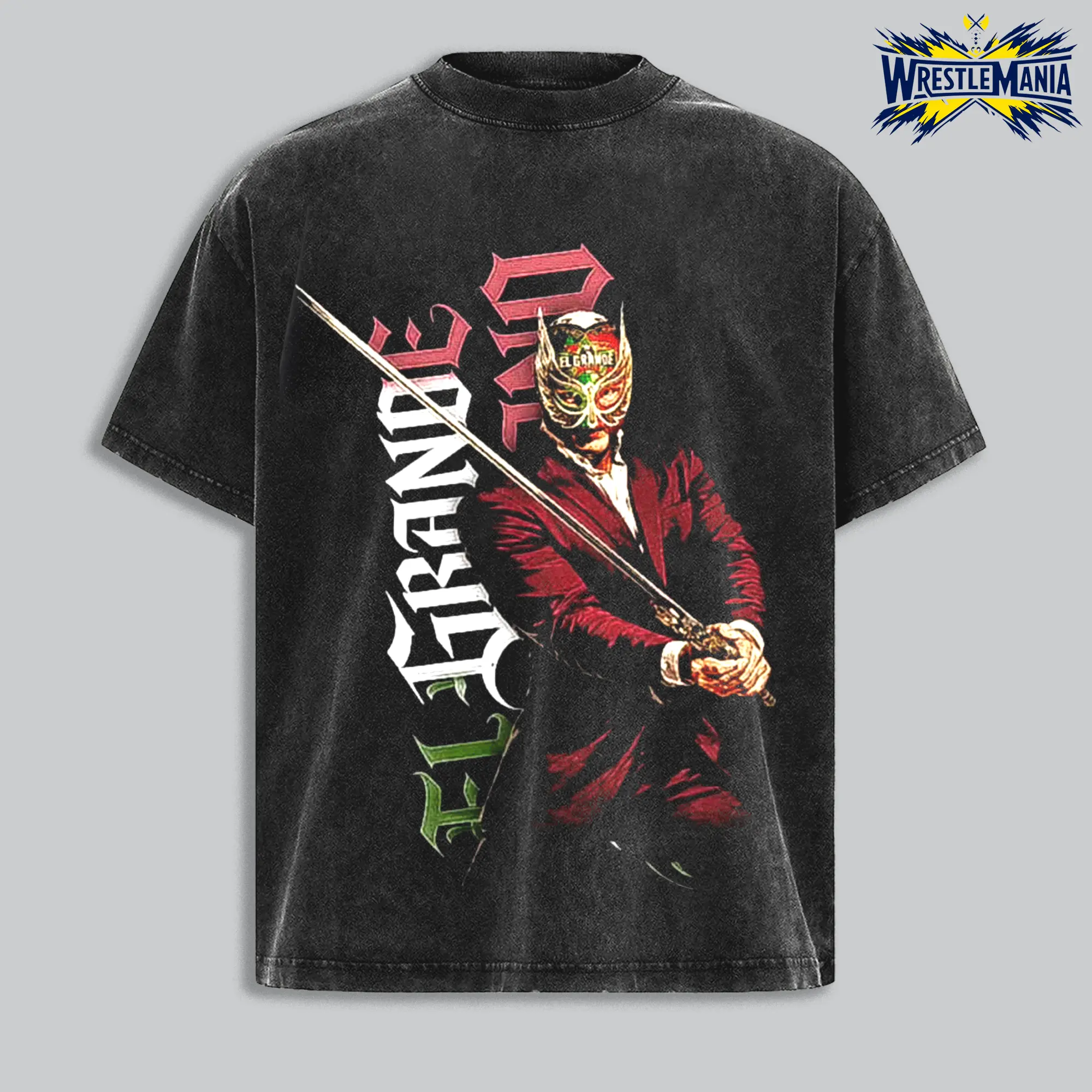 WWE El Grande Americano Shirt Masked 619 Rey Mysterio Wrestling Graphic Tee Streetwear Luxury Aesthetic Viral Hype Unisex Oversized Tee