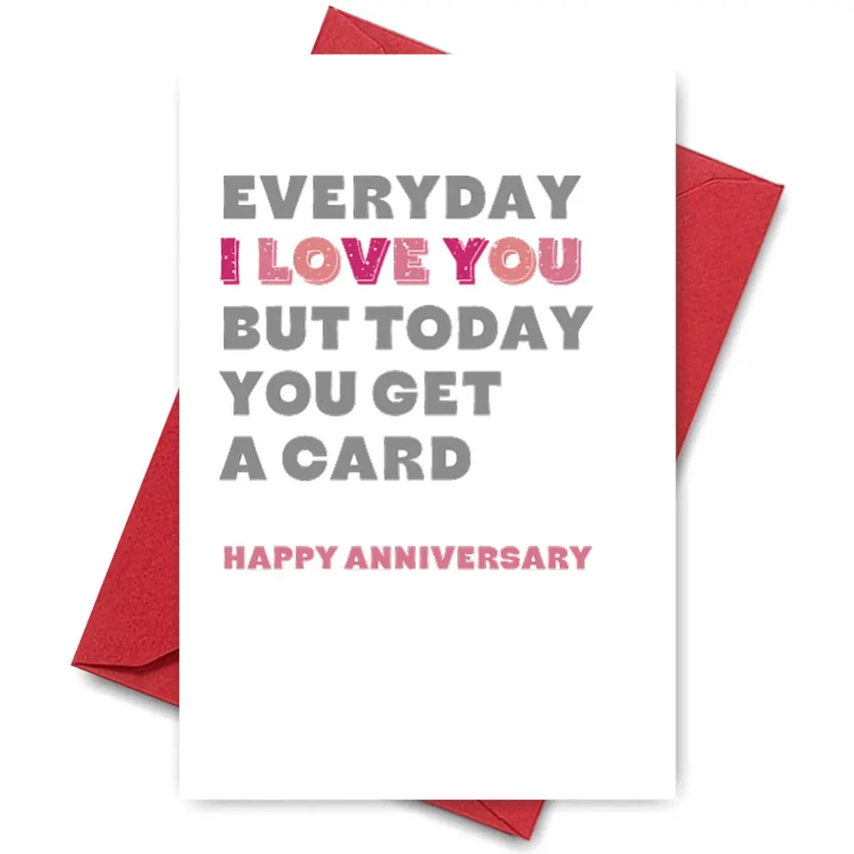 Anniversary Greeting Card, 1/3/50pcs Anniversary Card with Envelope, Happy Anniversary Card for Boyfriend, Girlfriend, Husband, and Wives