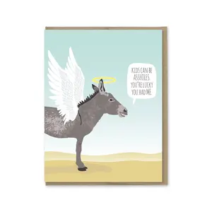 Kids Donkey Ass Mother's Day/Father's Day/Parent's Day Card