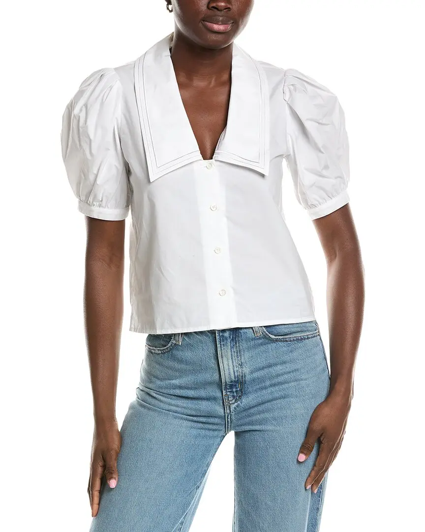 FRAME Denim The Sailor Blouse