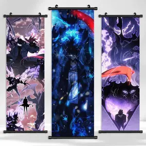 Fantasy Anime Character Poster, Dark King Art Print, Vibrant Cartoon Design, Modern Wall Decor for Living Room Bedroom Office, Ideal Gift, Waterproof Printing
