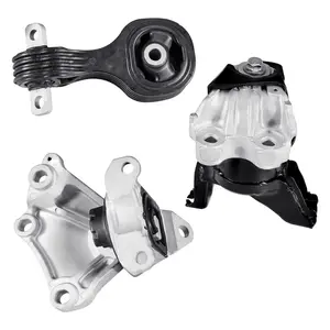 VEVOR Engine Motor Mount and Transmission Mount Kit Replacement, Set of 3, Compatible with 2012–2013 Honda Civic 1.8L Coupe, Replace OE #   A65048, A65021, A65087, Secure Support, Aluminum Alloy, Exact Fit