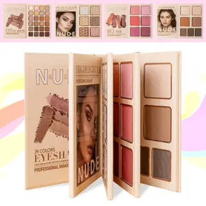 43-Color Makeup Kit – All-in-One Eyeshadow, Blush, Contour & Highlighter | 12-Hour Wear, Waterproof, Travel-Friendly | Perfect for Bold Looks Cosmetics Glow Glam Palette Matte Smooth Compact Gift Flawless Iridescent Pearl