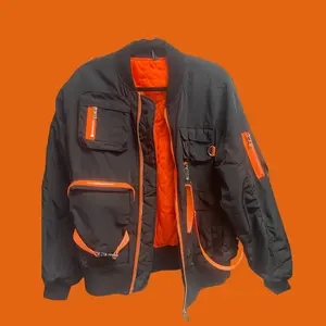 Black/Orange Bomber