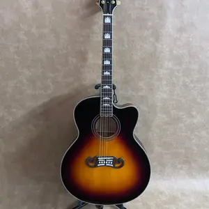 Warm Sound 43 Inch Cutaway J Series Acoustic Guitar, Maple Wood Back Panel, Acoustic Guitar for Total Beginners, Classical Guitar