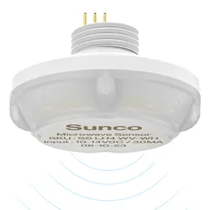 Occupancy Microwave Motion Sensor for Linear High Bay, Plug N Play