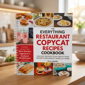 The Everything Restaurant Copycat Recipes Cookbook: Viral Restaurant-Style Recipes, Famous Takeout Favorites, Cheesy Comfort Food Meals, Easy Homemade Cooking, Family Dinner Ideas, Fast Food Inspired Dishes & Crowd-Pleasing Kitchen Favorites