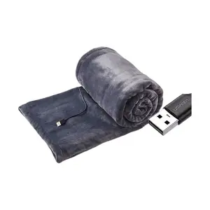 Heated Shawl Blanket for Car USB Outdoor Office Use Single Bed Warmer Body Cover Nap Blanket