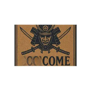 Outdoor Rug - Non-Slip Polyester Chenille Fabric, Durable & Breathable, Multiple Sizes, Hemmed Edges, No-Skid Backing, Perfect for Patio or Porch