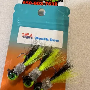 DeathRow 1/32, 1/16 & 1/8 oz Custom Tied Jigs