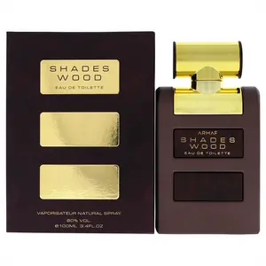 Armaf Shades Wood for Men Eau de Toilette Spray, 3.4 Ounce