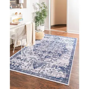 Gray Blue Renaissance Rug
