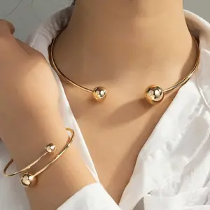 Thin Open-end Bangle Bracelet set