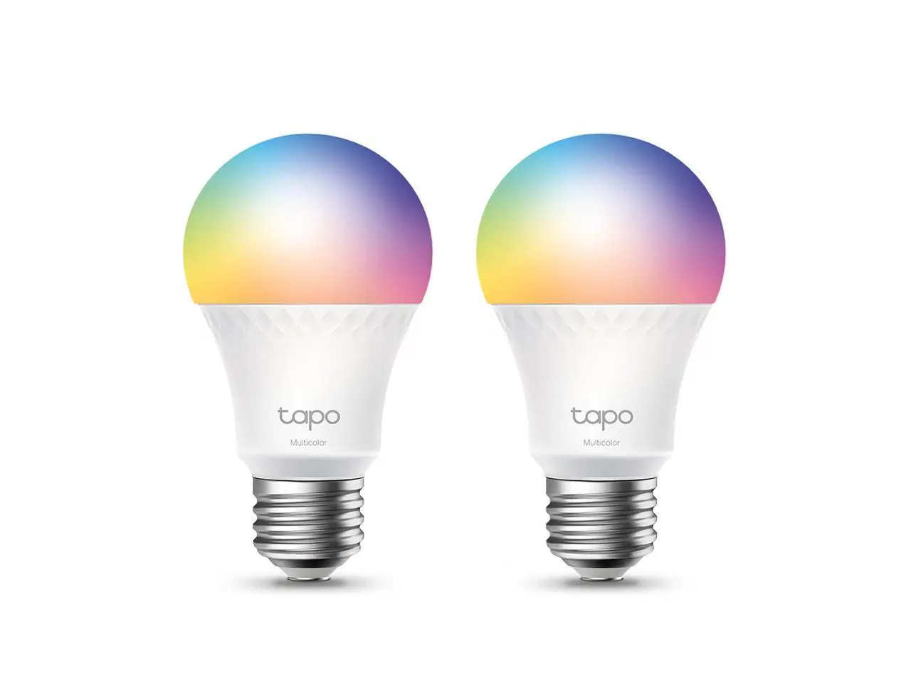 TP-LINK Tapo L535E Smart WiFi Light Bulb, Matter-Certified, Multicolor | Pack of 2