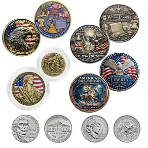 250th Independence Day Commemorative Coin, Women Veterans Day Metal Coin, Vintage Style Souvenir Gift for History Lovers, Coin Collectors, American
