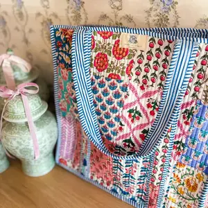 Wildflower Patch Quilt Tote Bag