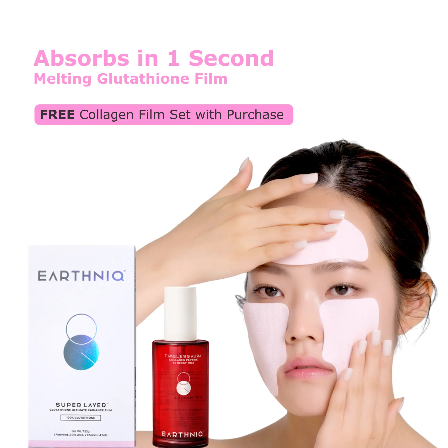 EARTHNIQ Glutathione Ultimate Radiance Film + Serum Mist