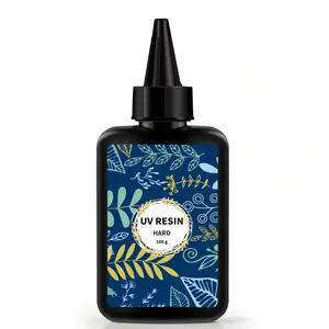 UV Resin Kit, Hard Fast-Curing UV Resin for Jewelry Making, Beading Making, DIY Craft Decoration, Coating