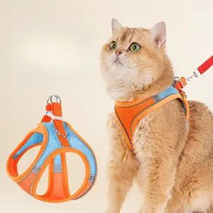 Cat and dog comfort safety vest Dog Harness Leash Combo, New No-Pull Easy-to-Fit Design, Safe Secure Comfortable, Chafe-Resistant Lightweight Adjustable Straps, Ideal for All Dogs