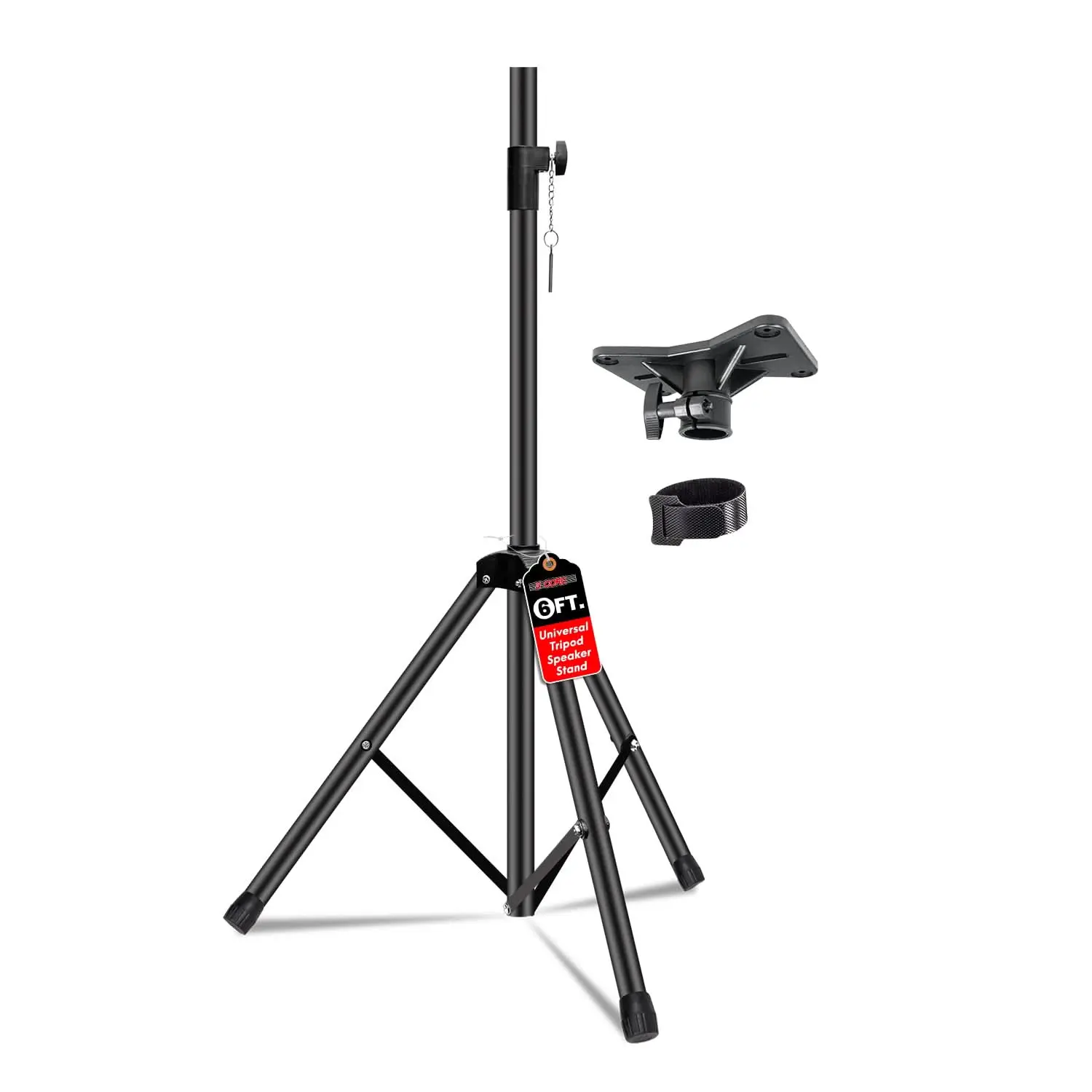 5 Core Speaker Stand Tripod Heavy Duty Adjustable 72" Universal Mount for PA DJ Studio