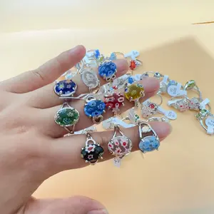 50pcs Bohemian Vintage Couple Rings - Synthetic Stone Colorful Statement Pieces Finger, Vintage Hippie Stacking Rings for  Everyday Wear, Parties, Gifting, And Celebrating Festivals