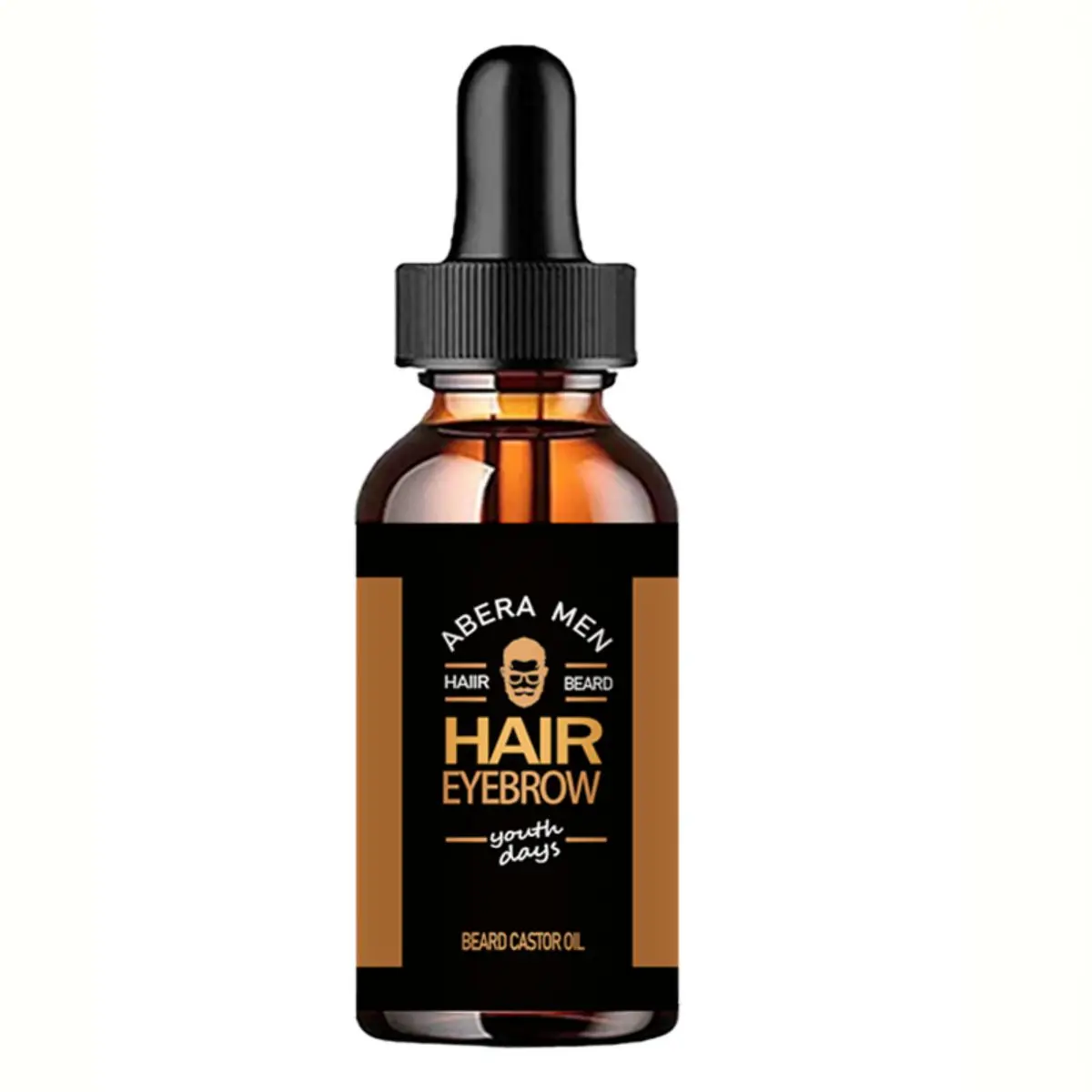 Men's Beard Serum with Hyaluronic Acid—anti-frizz, leaves the beard smooth and easy to comb; suitable for daily care., Hair Care, Moisturizer, Vitamin C, Hydrating, Bottle, Moisturizing, One Size
