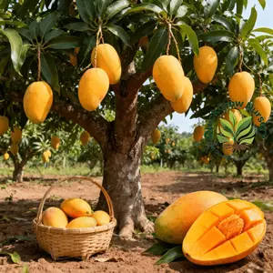 Dwarf Mango Fruit Tree, 1-2 Year Grafted, US Local Warehouse, Fast Shipping, Tropical Easy Grow
