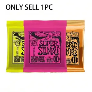 Regular Slinky Nickel Wound Electric Guitar Strings and Pick Set, Guitar Picks, Multiple Models Available, Ideal for Musicians, Durable and Reliable