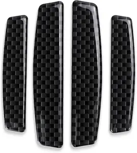 PCS Universal Car Side Door Edge Guards Protector Real Carbon Fiber Door Edge Guard Protector Trim Molding Crash Scratch Protector Bumper Guard Protector Sticker AntiCollision Strips