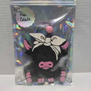 Freshies Air Freshener Cute Cow Pina Colada  Scented Car Home Closet Office