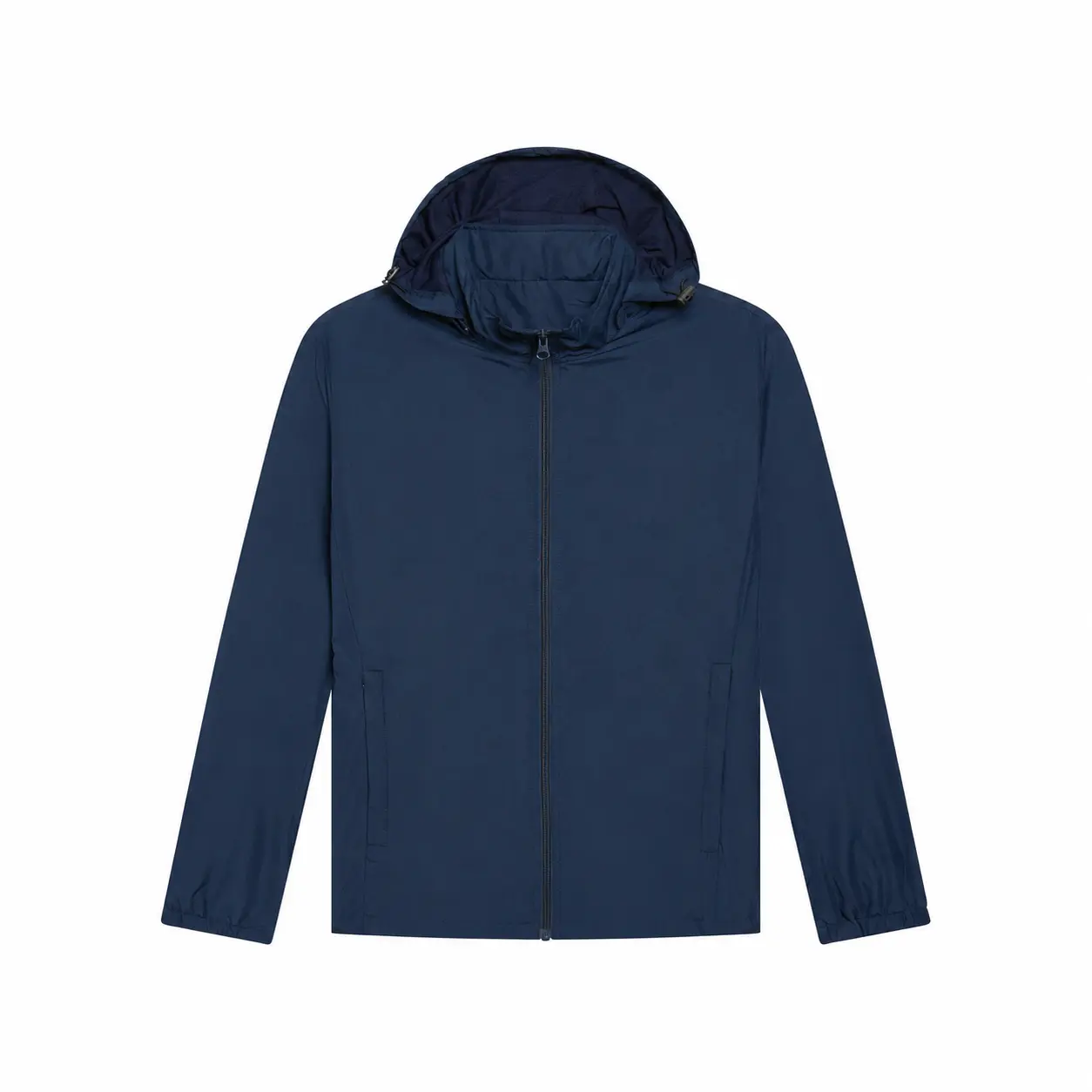 Unisex Packable Hooded Jacket Lightweight Wind Resistant Travel Outerwear