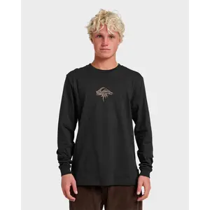 Three Piece Long Sleeve T-shirt - Black