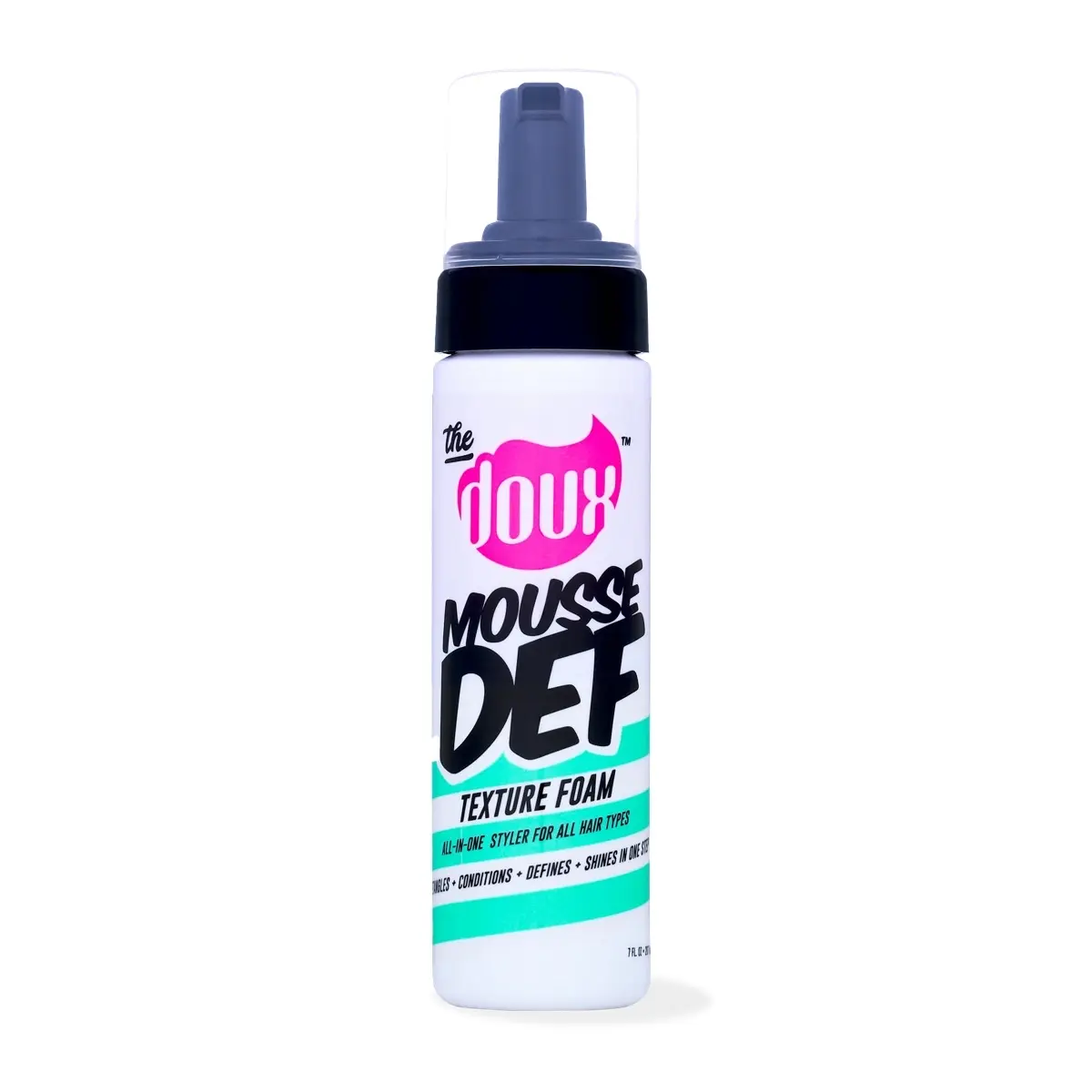 Def Texture Foam Mousse for Haircare 7 oz - Achieve Perfect Curls, Define, Shine & Volume for All Hair Types - Gel, Aloe curl control