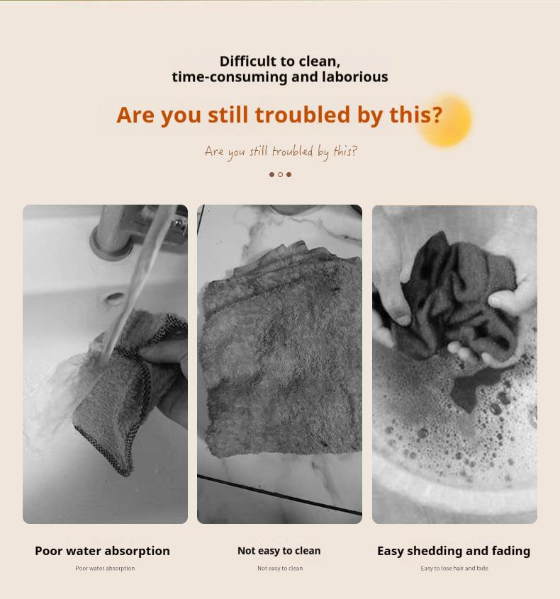 Boxed Cleaning Cloths (Pack of 20) — 7.9" x 7.9" Reusable Wipes for Keyboards & Computers — Edgeless, Overlocked Terry Fabric — Small Household & Kitchen Towels (Gray & Pink) — Microfiber Dishcloths