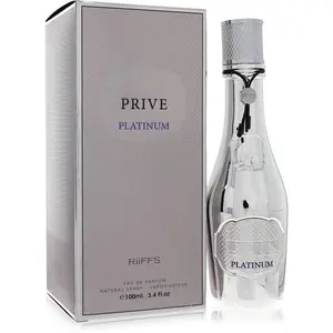 Riiffs Prive Parade Platinum Cologne for Men Eau De Parfum 3.4oz - 100ml Sweet and Musky Scent