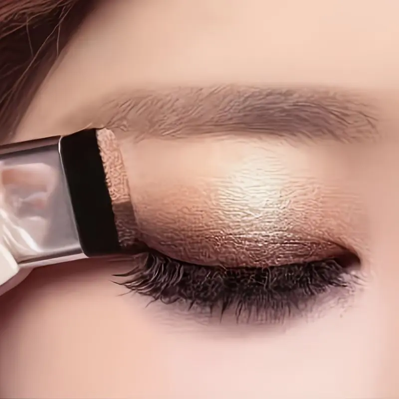 Shimmer Dual-Color Eyeshadow Palette with Brush, Gradient Matte & Glitter Finish, Waterproof, Beginner-Friendly, Long-Lasting Makeup, Flawless Shadows Palette