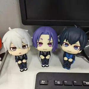 BLUE LOCK Action Figures Isagi Yoichi Bachira Meguru Anime Figure Q Version Figurine Collectible Model Children Toys Doll Gifts