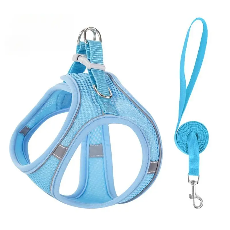 Cat and dog comfort safety vest Dog Harness Leash Combo, New No-Pull Easy-to-Fit Design, Safe Secure Comfortable, Chafe-Resistant Lightweight Adjustable Straps, Ideal for All Dogs