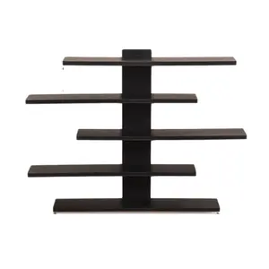 Five-Tier Wall-Mounted Storage Rack, Space-Saving Vertical Organizer, Modern Minimalist Design, Ideal for Living Room, Bathroom, Kitchen