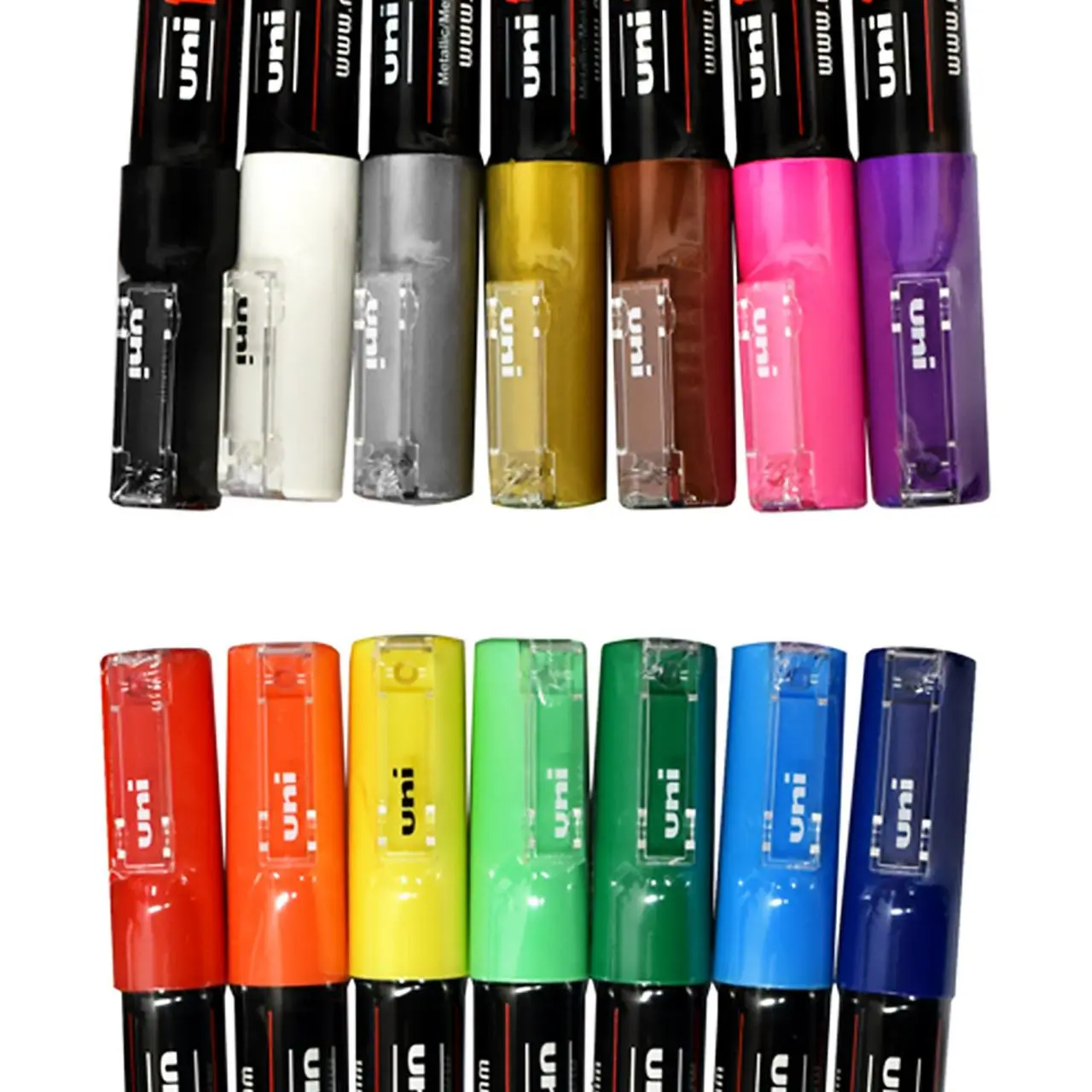 Posca Paint Marker Extra Fine PC-1M, Multicolor Set of 14