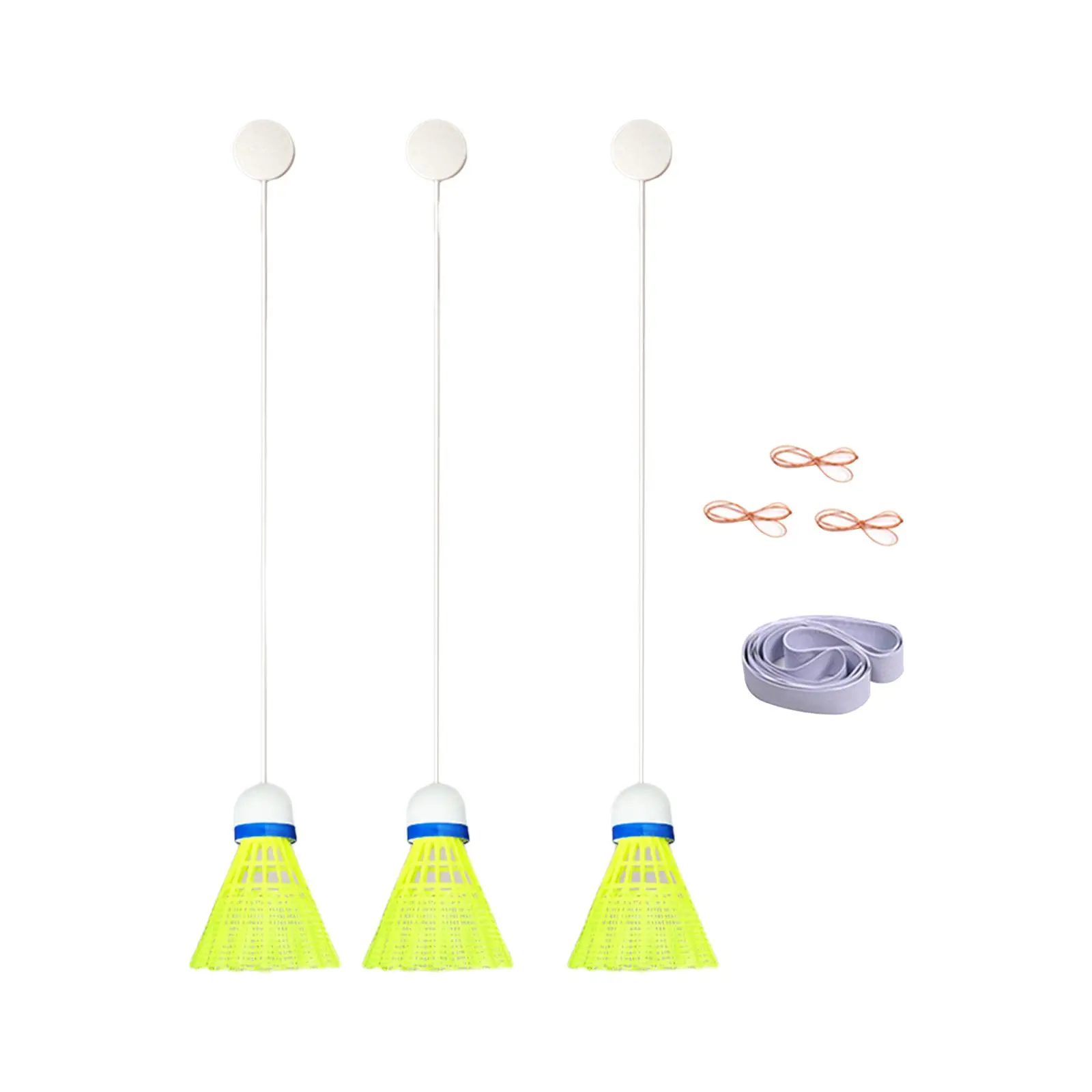 Baoblaze Badminton Solo Trainer with Shuttlecock Training Supplies Single Player Practice Non Glow badminton