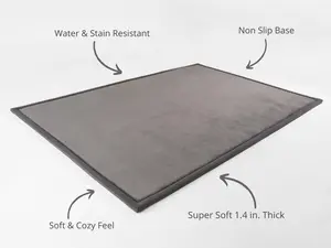 1.4" Thick Soft Foam Play Mat by Muscle Mat