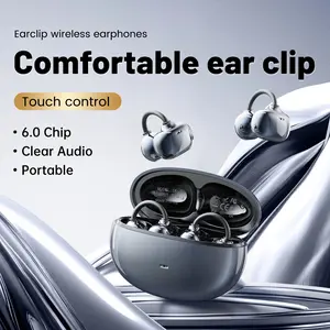Wireless Earbuds Bluetooth 6.0 Headphones Sport with Earhooks,48H Playtime,Fast Charging Case,Noise Cancelling Mic for Running Gym Workout ,earclip design，TikTokShopBlackFriday ,TikTokShopHolidayHaul