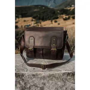 Safi Genuine Cow Leather Multi-Functional Messenger Bag