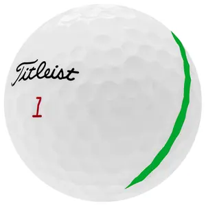 Titleist Pro V1x Left Dash Performance Alignment Green Golf Balls - Pristine - 1 Dozen